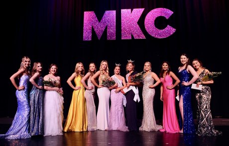 Contestants for Miss Kings County and Miss Kings County 
Outstanding Teen pose for photo after the event.